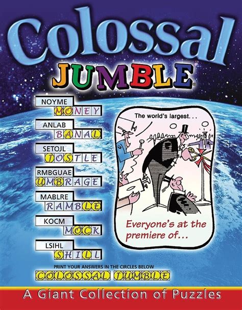 colossal jumble® a giant collection of puzzles jumbles® Kindle Editon